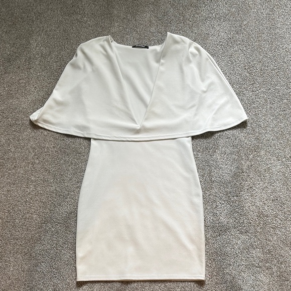 Missguided+ White Cowl Neck Sheath Dress - Picture 1 of 4